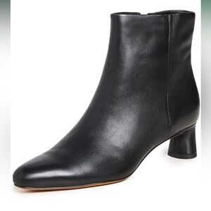 Vince Women’s Black Hilda Leather Ankle Boots 10m